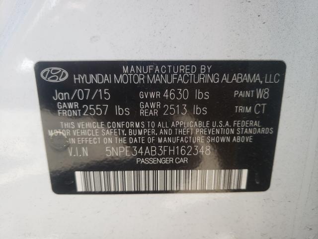 2015 HYUNDAI SONATA SPO 5NPE34AB3FH162348