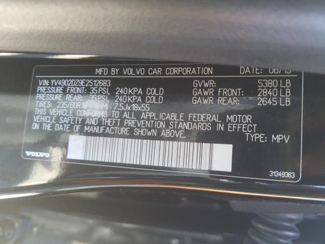 2014 VOLVO XC60 T6 YV4902DZ9E2512683