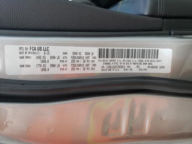 2015 DODGE DURANGO SX 1C4RDJAG3FC903814