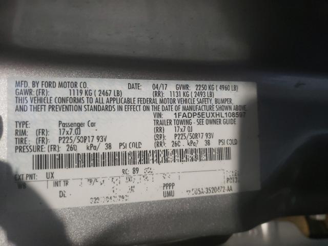 2017 FORD C-MAX SE 1FADP5EUXHL108597