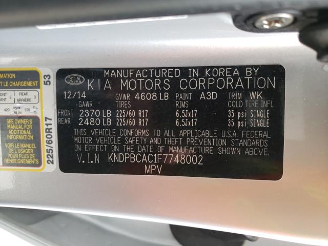 2015 KIA SPORTAGE L KNDPBCAC1F7748002