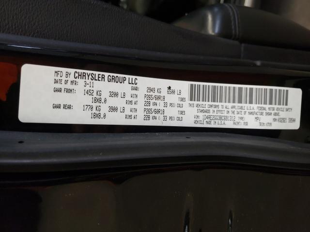 2011 DODGE DURANGO EX 1D4RE2GG3BC691312