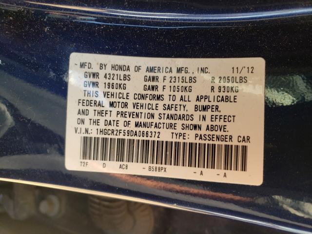 2013 HONDA ACCORD SPO 1HGCR2F59DA066372
