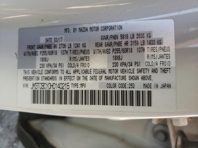2017 MAZDA CX-9 TOURI JM3TCBCY0H0140215