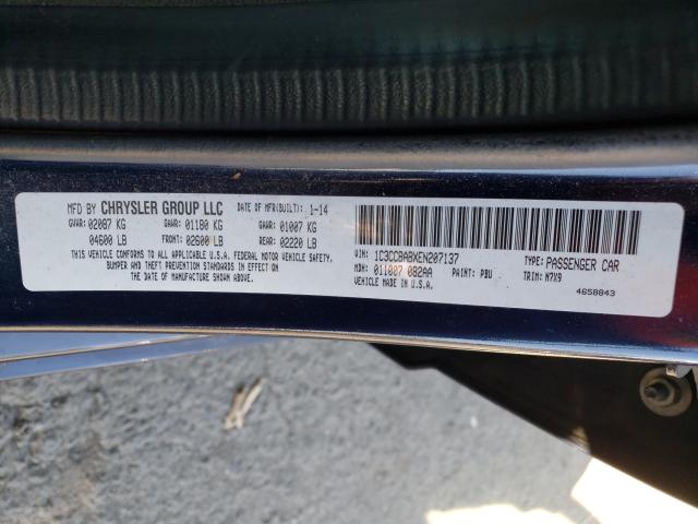 2014 CHRYSLER 200 LX 1C3CCBABXEN207137