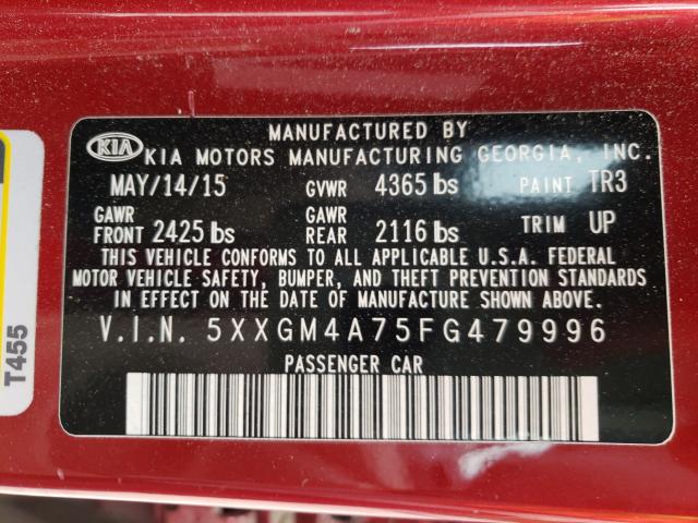 2015 KIA OPTIMA LX 5XXGM4A75FG479996