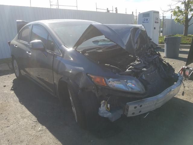 Salvage cars for sale from Copart York Haven, PA: 2012 Honda Civic EXL