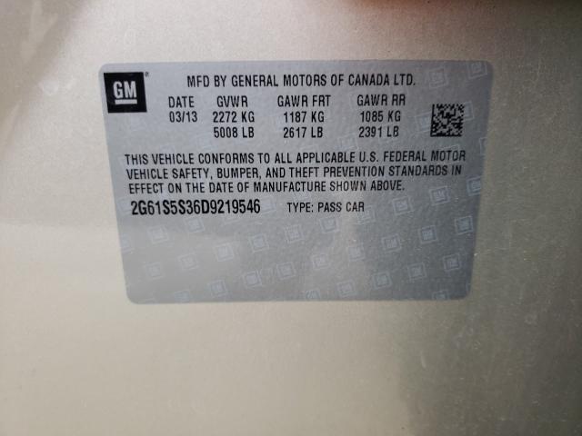 2013 CADILLAC XTS PREMIU 2G61S5S36D9219546