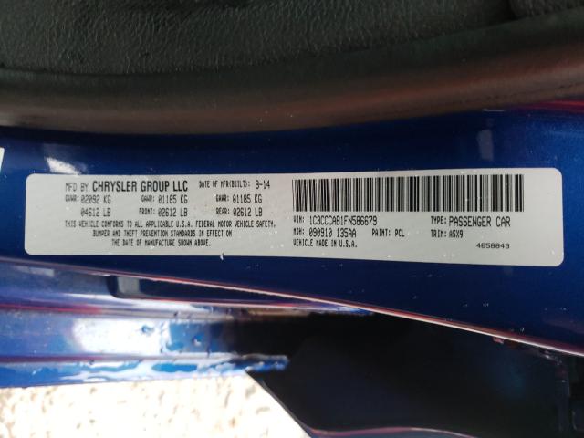2015 CHRYSLER 200 LIMITE 1C3CCCAB1FN586679
