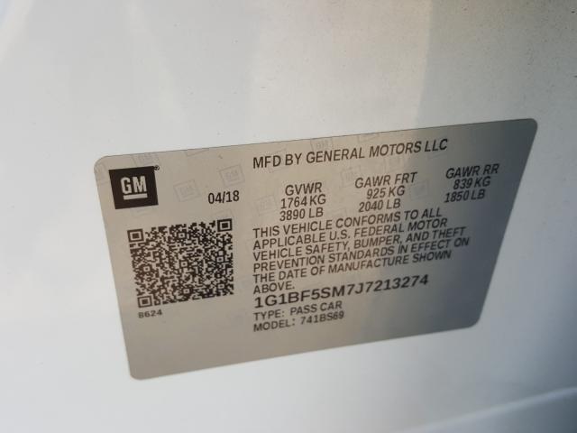 2018 CHEVROLET CRUZE PREM 1G1BF5SM7J7213274