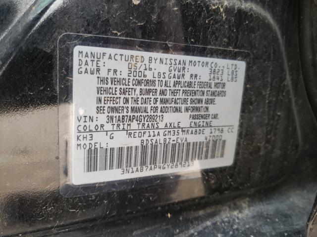 2016 NISSAN SENTRA S 3N1AB7AP4GY289213
