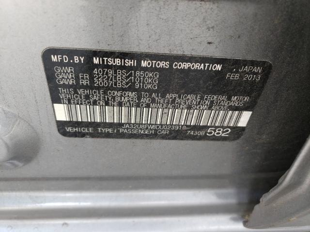 2013 MITSUBISHI LANCER GT JA32U8FW8DU023918