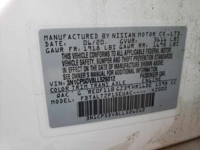 2020 NISSAN KICKS SR 3N1CP5DV8LL526012