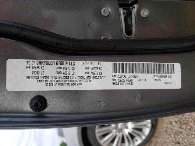 2012 CHRYSLER 300C 2C3CCAET1CH146974