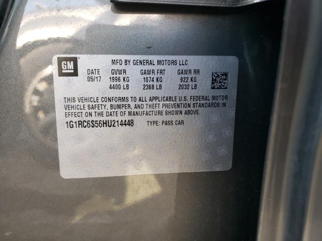 VIN 1G1RC6S56HU214448 2017 Chevrolet Volt, LT no.10