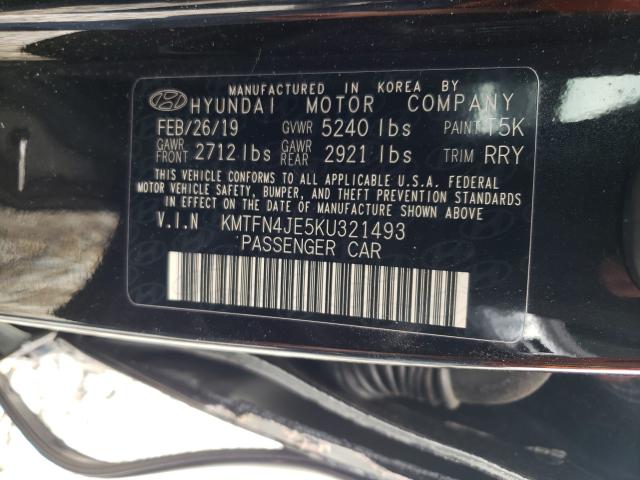 2019 GENESIS G80 BASE KMTFN4JE5KU321493