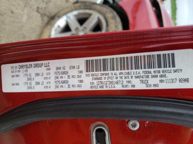 2010 DODGE DR1500 1D7RV1GT3AS146712