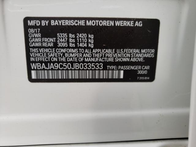 2018 BMW 530E WBAJA9C50JB033533