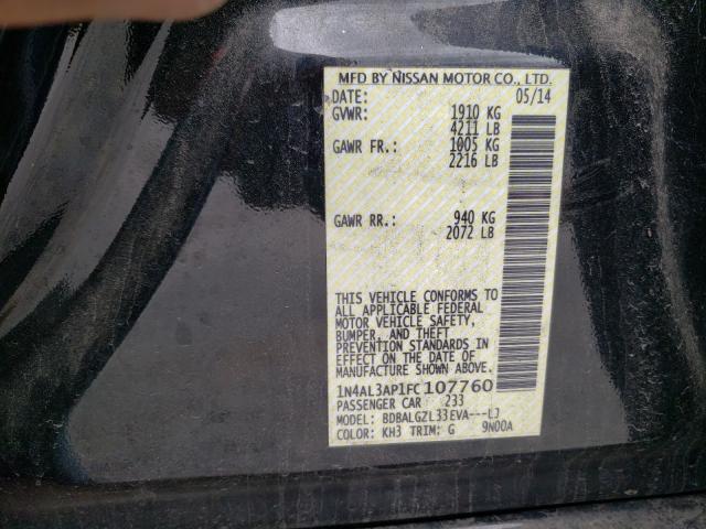 2015 NISSAN ALTIMA 2.5 1N4AL3AP1FC107760