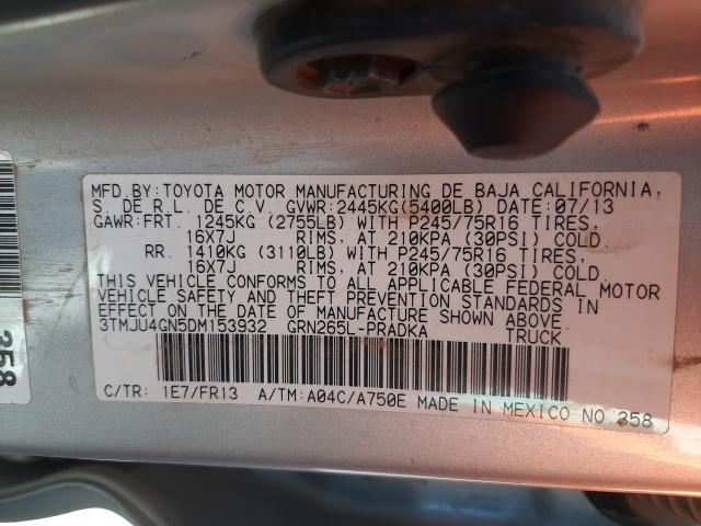 2013 TOYOTA TACOMA DOU 3TMJU4GN5DM153932