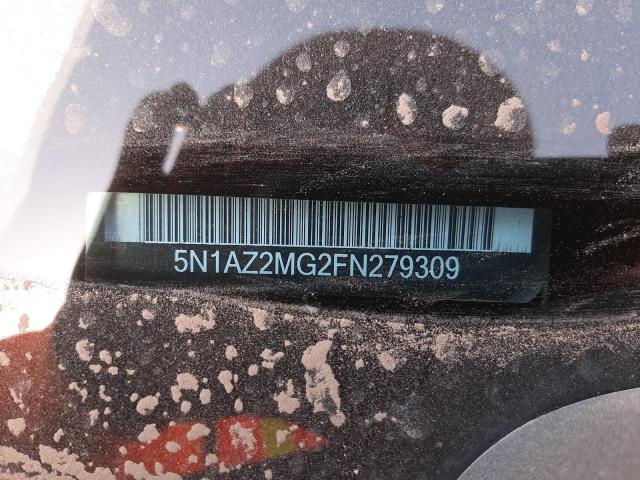 2015 NISSAN MURANO S 5N1AZ2MG2FN279309