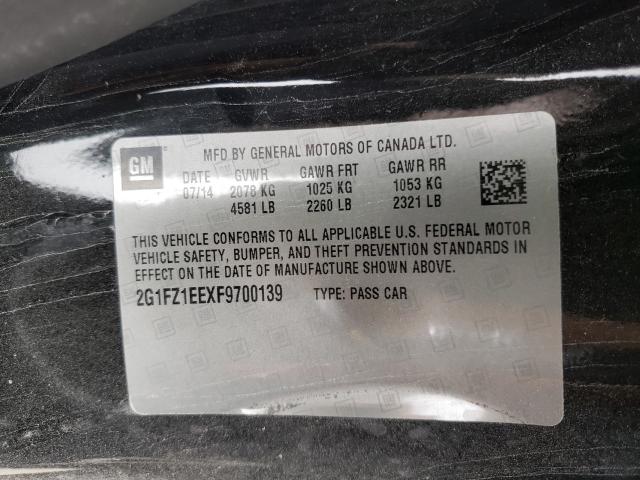2015 CHEVROLET CAMARO Z28 2G1FZ1EEXF9700139