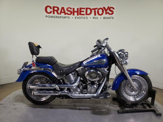 Salvage motorcycles for sale at Dallas, TX auction: 2008 Harley-Davidson Flstf