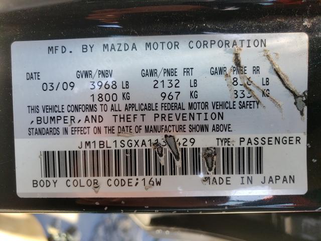 2010 MAZDA 3 I JM1BL1SGXA1138429