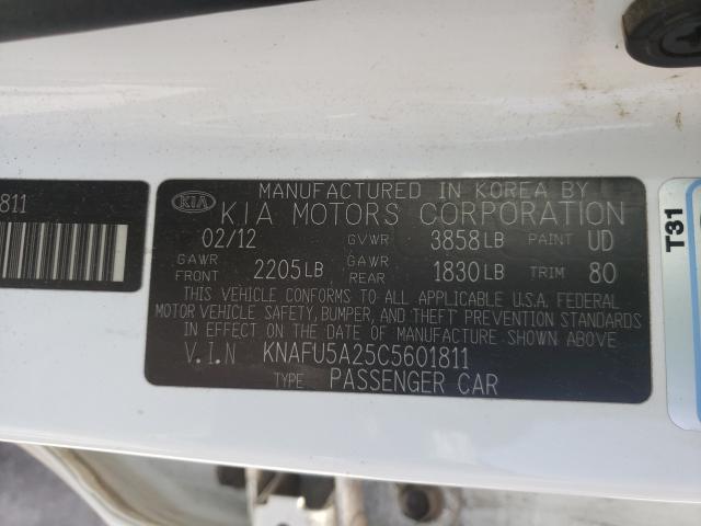 2012 KIA FORTE EX KNAFU5A25C5601811