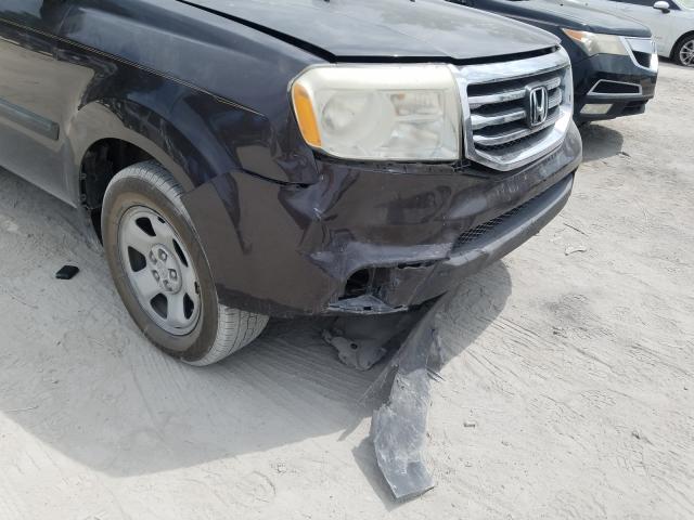 2013 HONDA PILOT LX 5FNYF3H21DB037493