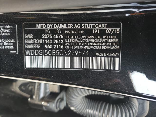 2016 MERCEDES-BENZ CLA 45 AMG WDDSJ5CB5GN229874