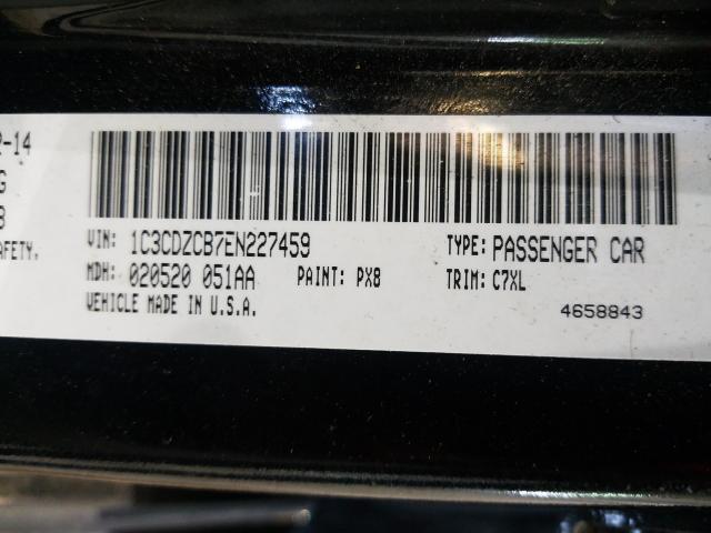 2014 DODGE AVENGER SX 1C3CDZCB7EN227459