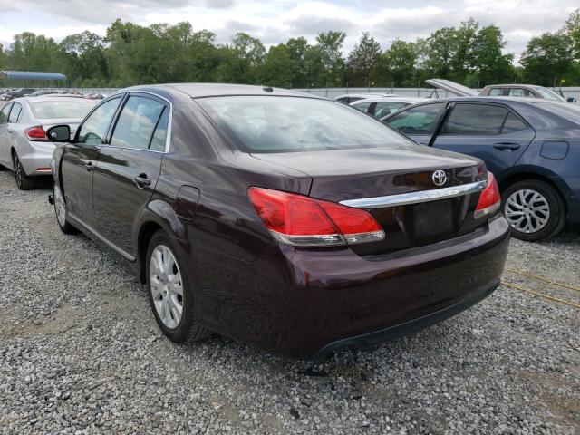 2012 TOYOTA AVALON BAS 4T1BK3DB2CU452976
