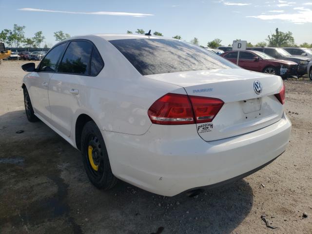 2012 VOLKSWAGEN PASSAT S 1VWAP7A3XCC040314