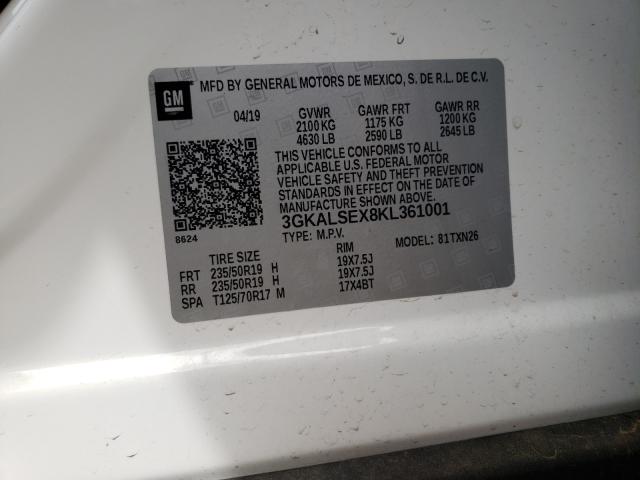 2019 GMC TERRAIN DE 3GKALSEX8KL361001