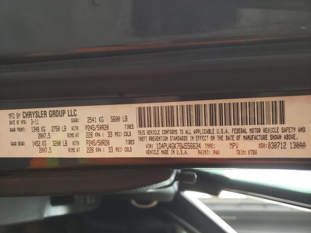 2011 DODGE NITRO HEAT 1D4PU4GK7BW556634