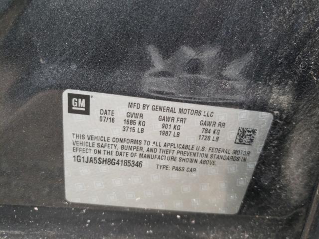 2016 CHEVROLET SONIC LS 1G1JA5SH8G4185346
