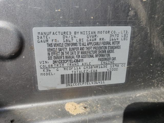 2014 NISSAN VERSA NOTE 3N1CE2CP7EL436411