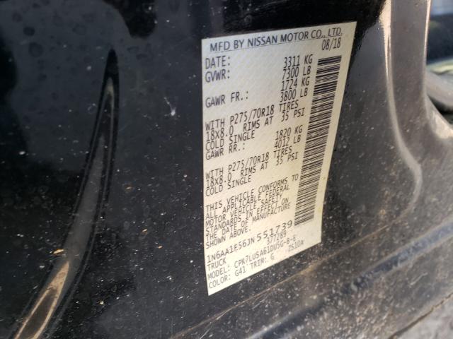 2018 NISSAN TITAN SV 1N6AA1E56JN551739