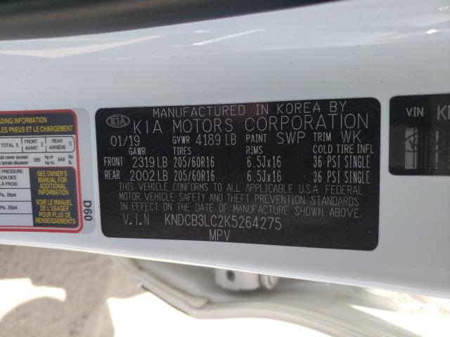 2019 KIA NIRO FE KNDCB3LC2K5264275
