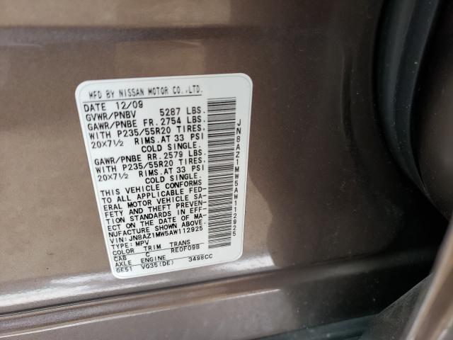 2010 NISSAN 200SX/SE JN8AZ1MW5AW112925
