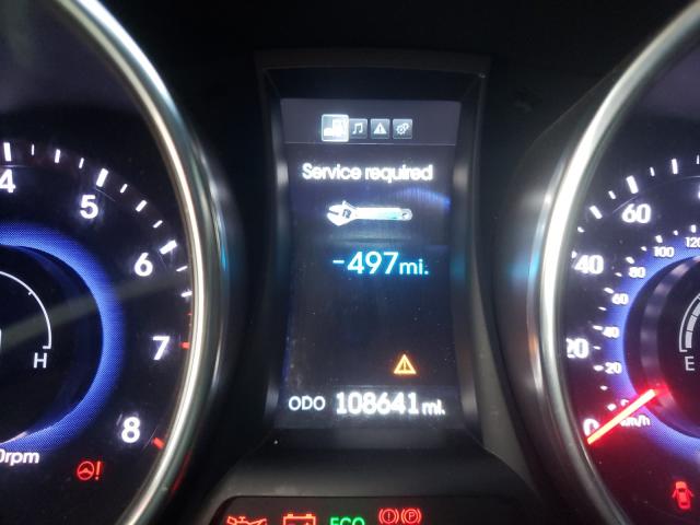 2013 HYUNDAI SANTA FE S 5XYZUDLA1DG014481