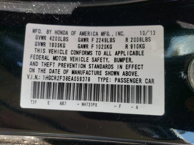 2014 HONDA ACCORD LX 1HGCR2F38EA059378