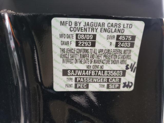 2010 JAGUAR XK PORTFOL SAJWA4FB7ALB35603
