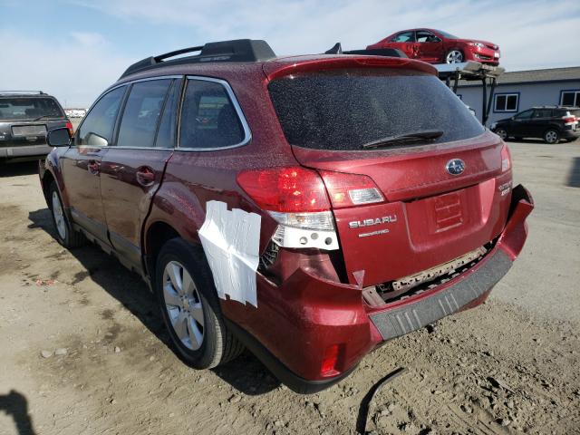 2011 SUBARU OUTBACK 2. 4S4BRBKC6B3401437