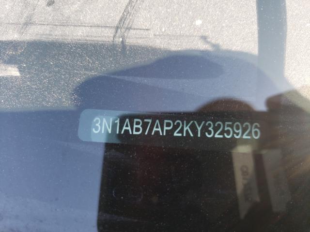 2019 NISSAN SENTRA S 3N1AB7AP2KY325926