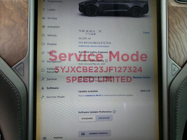 2018 TESLA MODEL X 5YJXCBE23JF127324