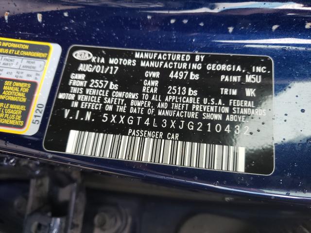 2018 KIA OPTIMA LX 5XXGT4L3XJG210432