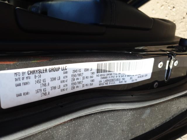 2011 JEEP GRAND CHER 1J4RR4GG9BC518918