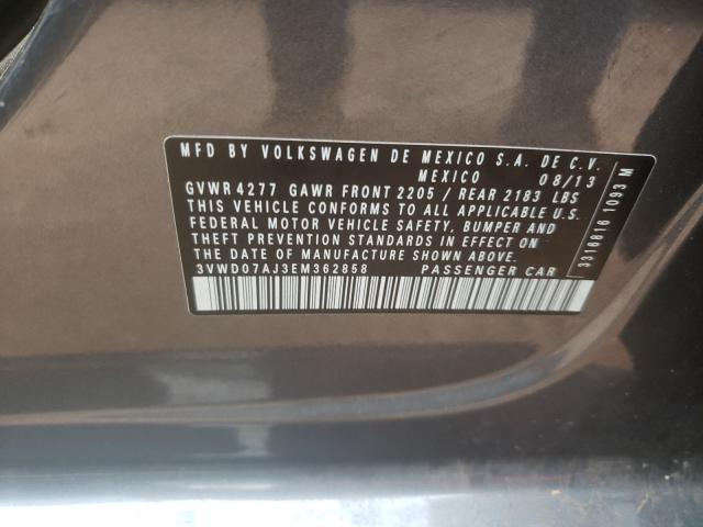 2014 VOLKSWAGEN JETTA SE 3VWD07AJ3EM362858
